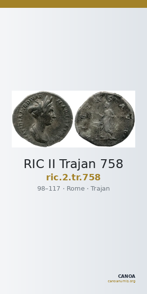 RIC II Trajan 758 — CANOA