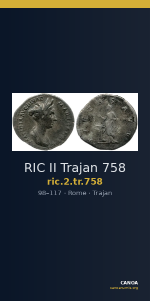 RIC II Trajan 758 — CANOA