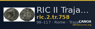 RIC II Trajan 758 — CANOA