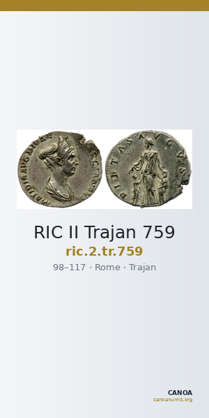 RIC II Trajan 759 — CANOA