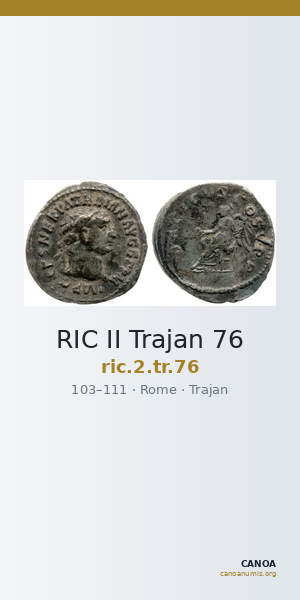 RIC II Trajan 76 — CANOA