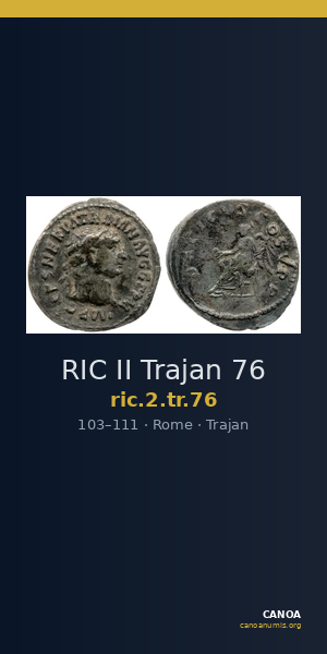 RIC II Trajan 76 — CANOA