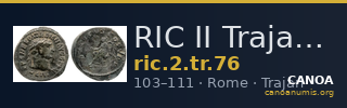 RIC II Trajan 76 — CANOA