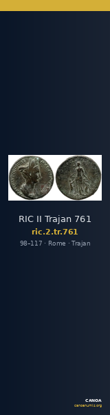 RIC II Trajan 761 — CANOA