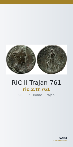 RIC II Trajan 761 — CANOA
