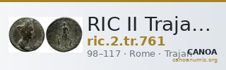 RIC II Trajan 761 — CANOA