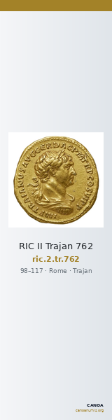 RIC II Trajan 762 — CANOA
