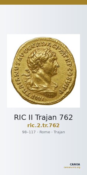 RIC II Trajan 762 — CANOA