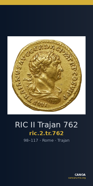 RIC II Trajan 762 — CANOA