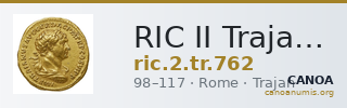 RIC II Trajan 762 — CANOA