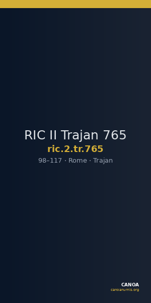 RIC II Trajan 765 — CANOA