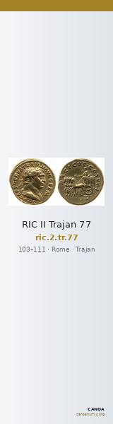 RIC II Trajan 77 — CANOA