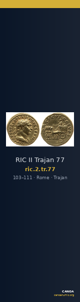 RIC II Trajan 77 — CANOA