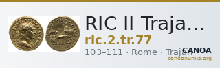 RIC II Trajan 77 — CANOA