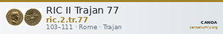 RIC II Trajan 77 — CANOA