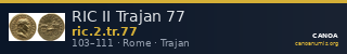 RIC II Trajan 77 — CANOA