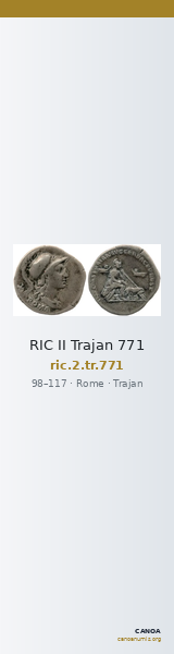 RIC II Trajan 771 — CANOA