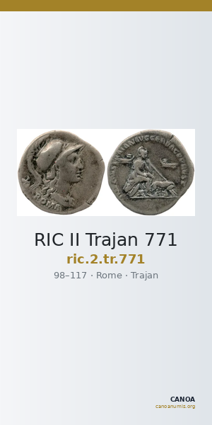 RIC II Trajan 771 — CANOA