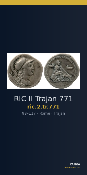RIC II Trajan 771 — CANOA