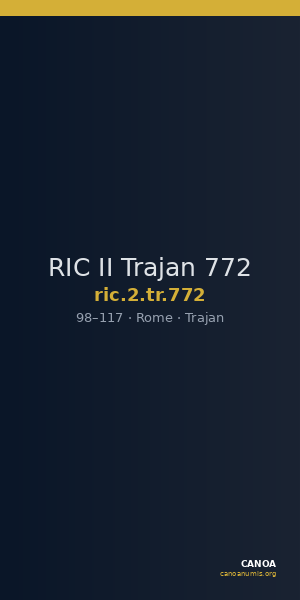 RIC II Trajan 772 — CANOA