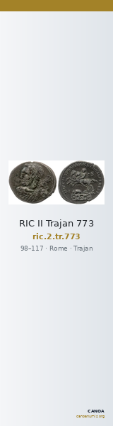 RIC II Trajan 773 — CANOA