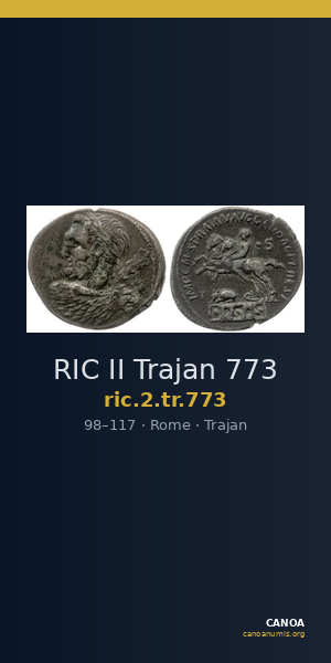 RIC II Trajan 773 — CANOA