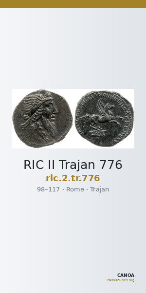RIC II Trajan 776 — CANOA