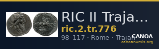 RIC II Trajan 776 — CANOA