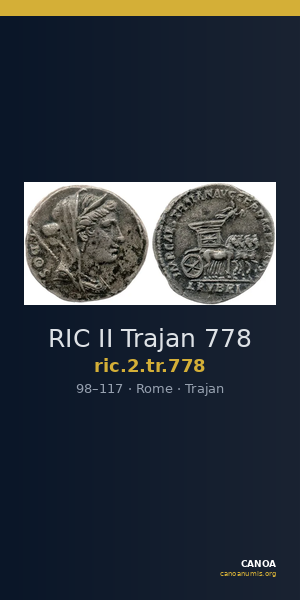 RIC II Trajan 778 — CANOA