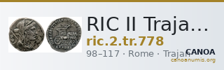 RIC II Trajan 778 — CANOA