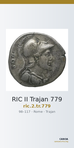 RIC II Trajan 779 — CANOA