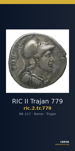 RIC II Trajan 779 — CANOA