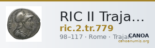 RIC II Trajan 779 — CANOA