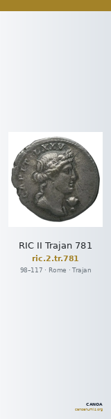 RIC II Trajan 781 — CANOA