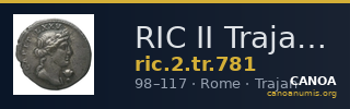 RIC II Trajan 781 — CANOA