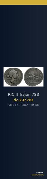 RIC II Trajan 783 — CANOA
