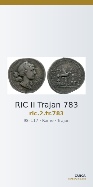 RIC II Trajan 783 — CANOA
