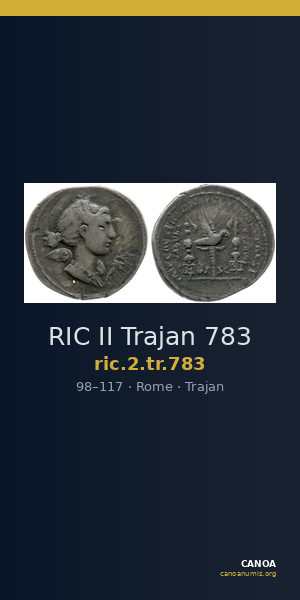 RIC II Trajan 783 — CANOA