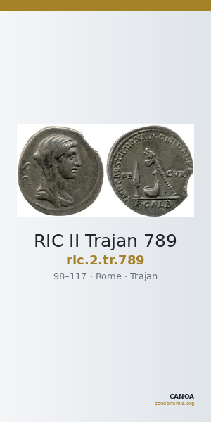 RIC II Trajan 789 — CANOA