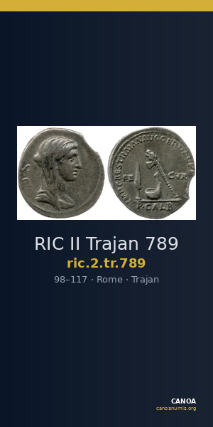 RIC II Trajan 789 — CANOA