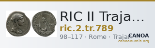 RIC II Trajan 789 — CANOA