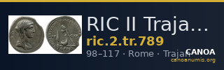 RIC II Trajan 789 — CANOA