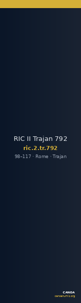 RIC II Trajan 792 — CANOA