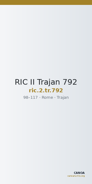 RIC II Trajan 792 — CANOA