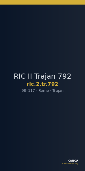 RIC II Trajan 792 — CANOA