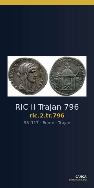 RIC II Trajan 796 — CANOA
