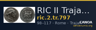 RIC II Trajan 797 — CANOA