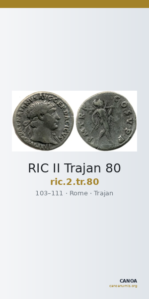 RIC II Trajan 80 — CANOA