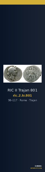 RIC II Trajan 801 — CANOA