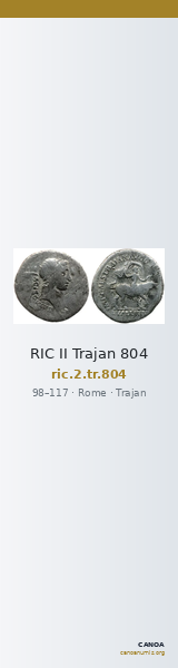 RIC II Trajan 804 — CANOA